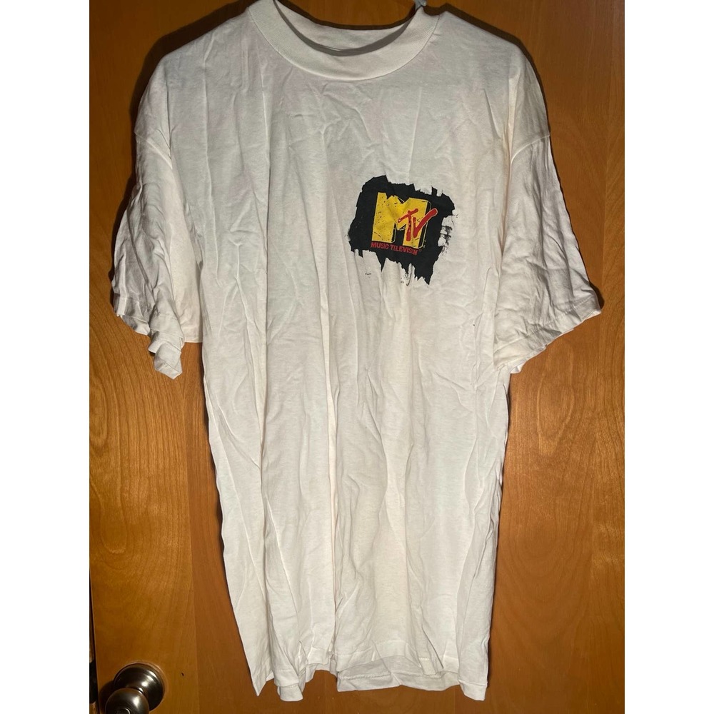 Vintage NOS 90’s MTV TV Show Trashed Promo Single Stitch T Shirt Men XL Made USA